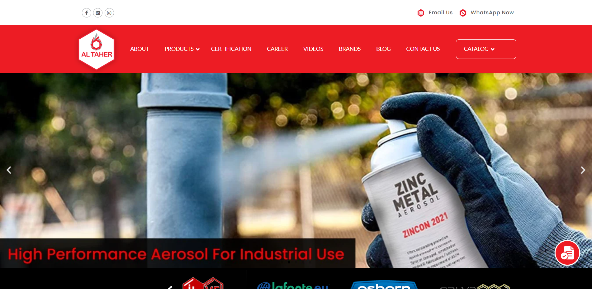 Al Taher website preview