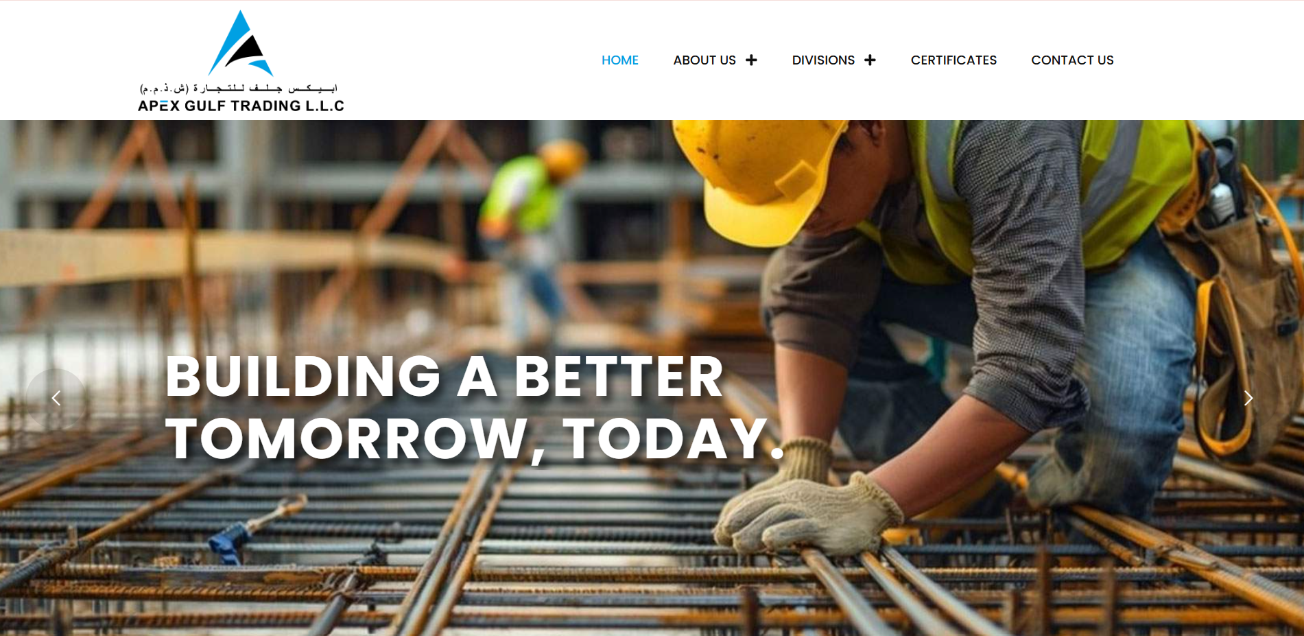 Apex Gulf website preview